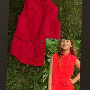 Pink padded vest /girls